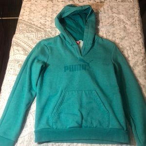 Puma Blue/green Sweatshirt/Hoodie Size Large